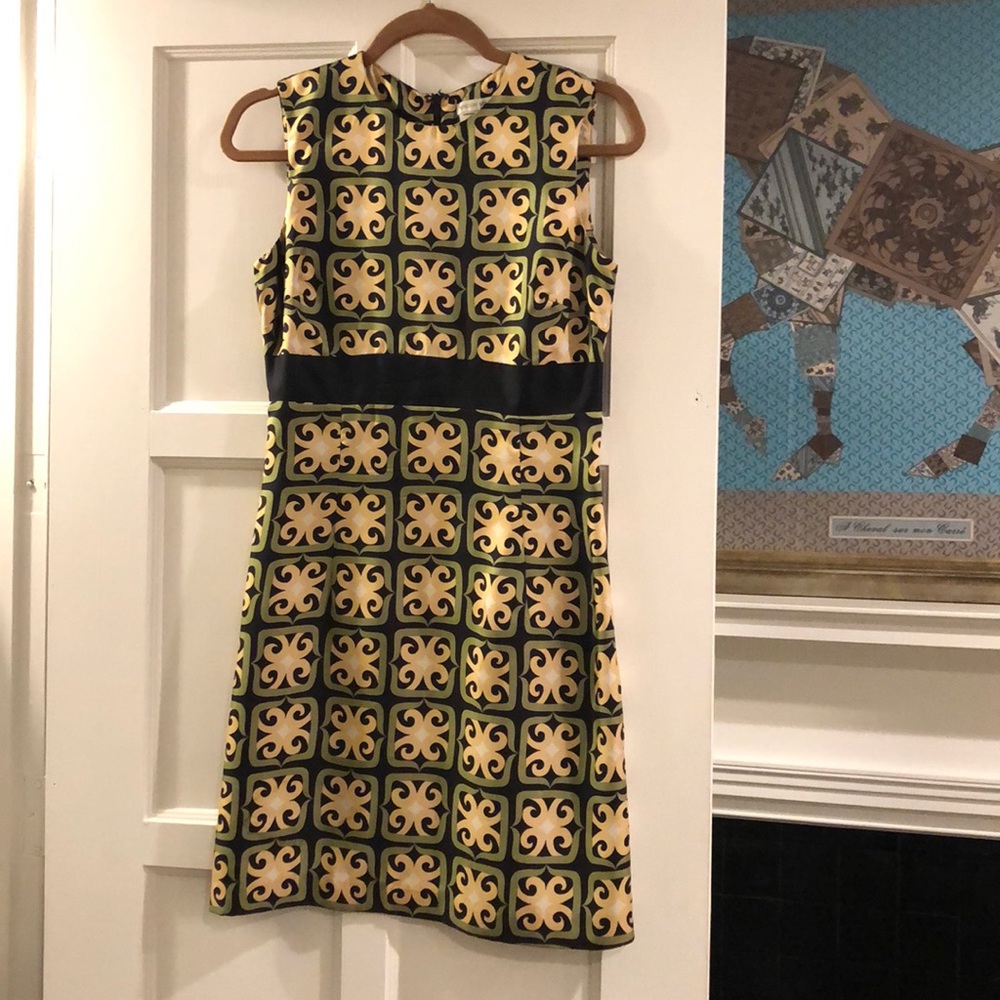 Milly print silk dress